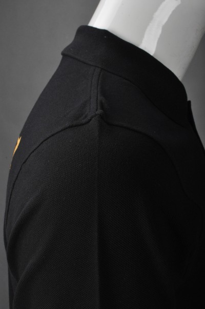 P710 訂做個性Polo恤款式   自訂印花LOGOPolo恤款式 泰國餐廳 公司 飲食行業 服務員 侍應制服  製作Polo恤款式   Polo恤專營    黑色 細節-3